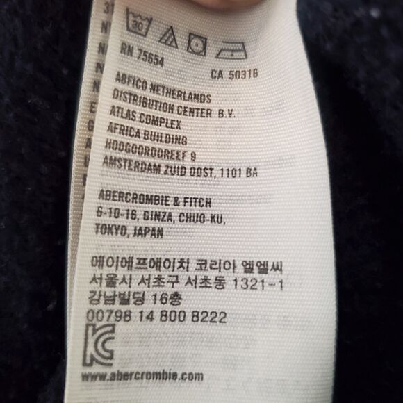 Jacket with Sweater Collar Hollister Logo Womans Adult Medium Button up Ladies - Picture 14 of 16